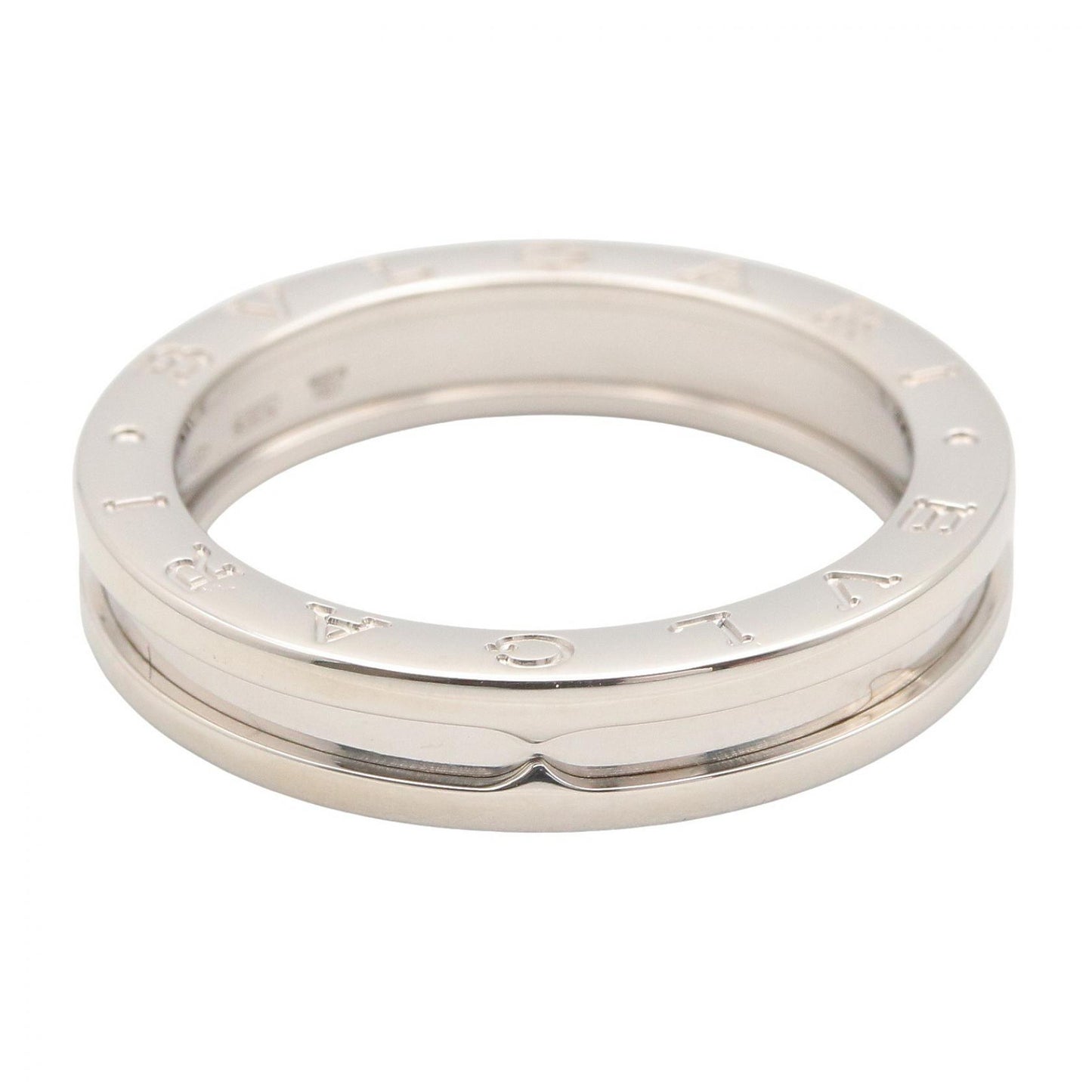 B-zero1 リング 1バンド リング 指輪 K18WG シルバー ホワイトゴールド ブルガリ アクセサリー BVLGARI