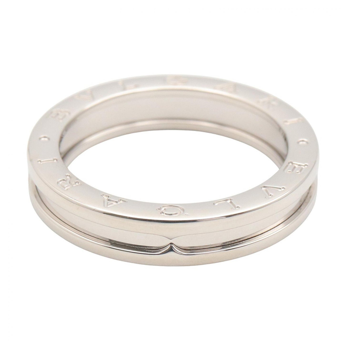 B-zero1 リング 1バンド リング 指輪 K18WG シルバー ホワイトゴールド ブルガリ アクセサリー BVLGARI