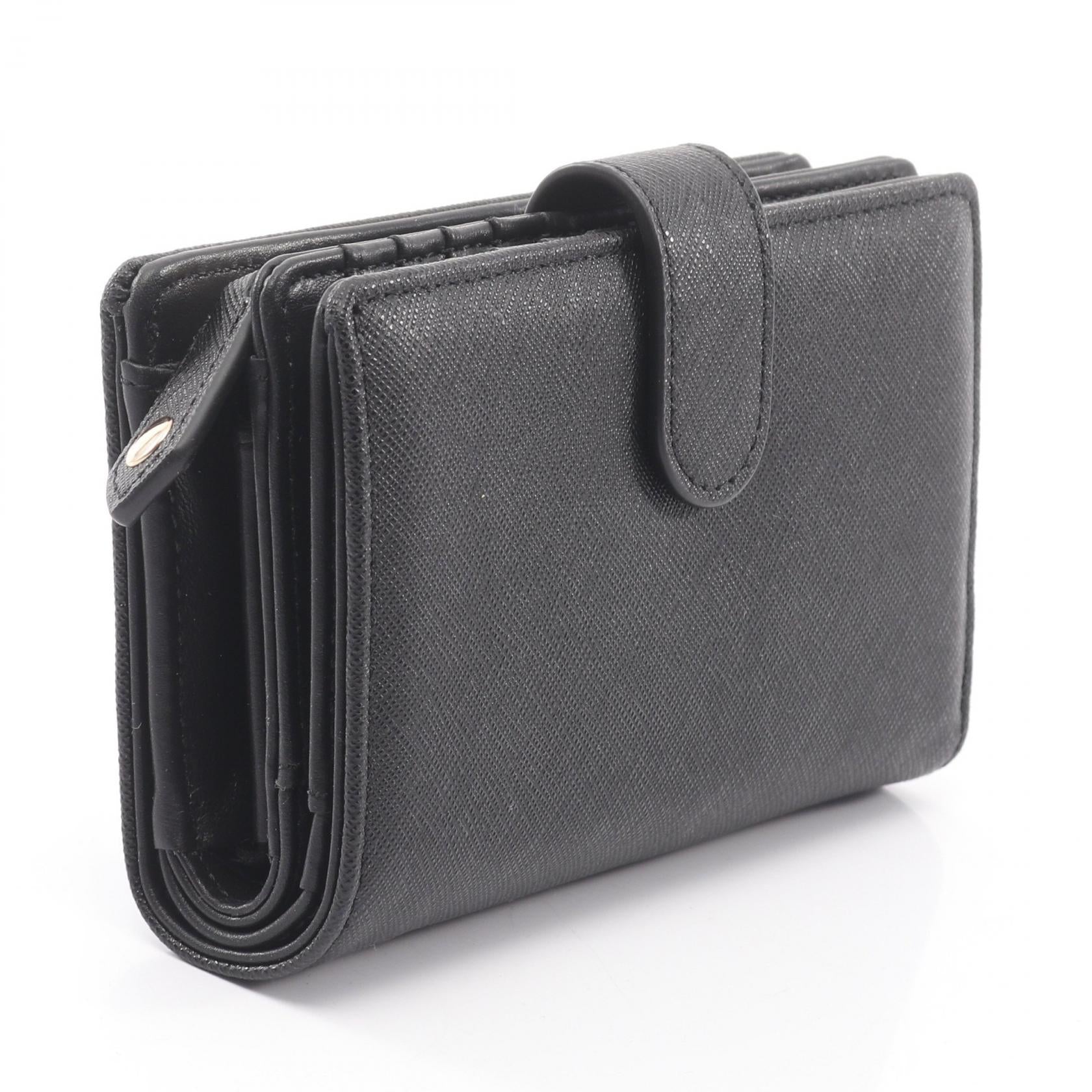 Vivienne Westwood ヴィヴィアンウエストウッド 二つ折り財布 ZIP CARD WALLET SAFFIANO 3 SPEC ZIP CARD WALLET SAFFIANO 3 SPEC 二つ折り財布 レザー ブラック