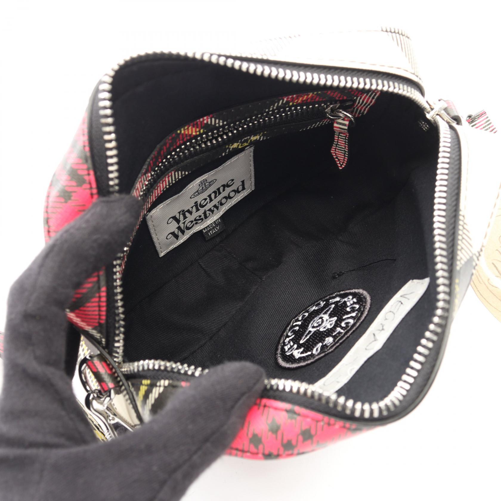 TARTAN CAMERA BAG ショルダーバッグ その他 フェイクレザー ピンク