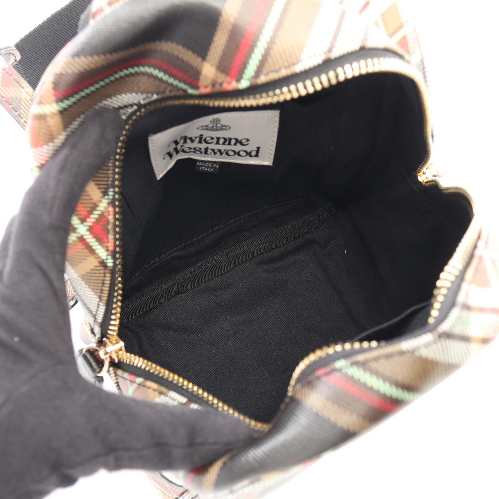 TARTAN BACKPACK バックパック リュックサック その他 フェイクレザー ブラック マルチカラー ヴィヴィアンウエストウッド バッグ Vivienne Westwood