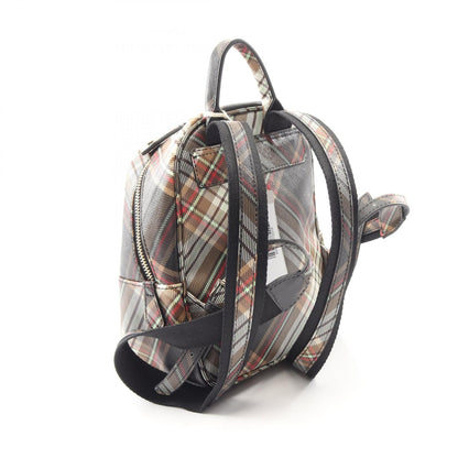 TARTAN BACKPACK バックパック リュックサック その他 フェイクレザー ブラック マルチカラー ヴィヴィアンウエストウッド バッグ Vivienne Westwood