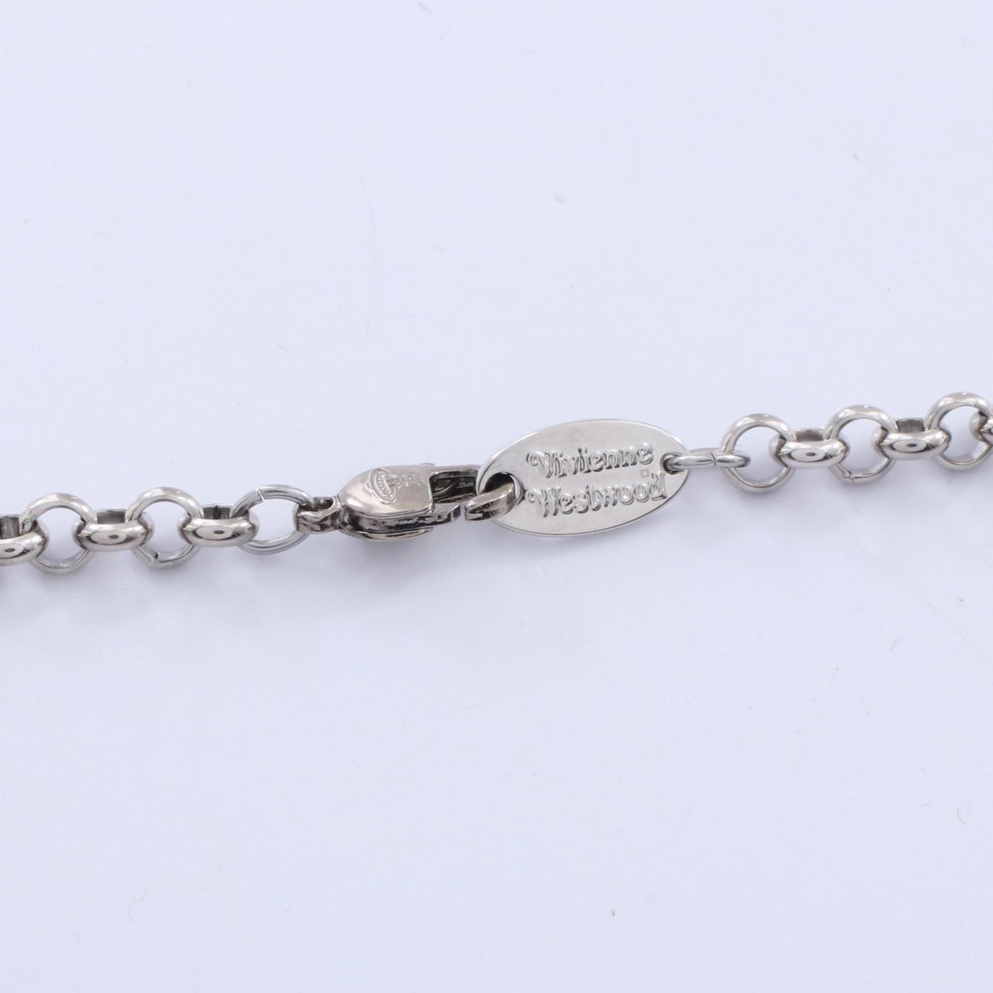 NEW SMALL ORB ネックレス ステンレススチール ラインストーン シルバー マルチカラー ヴィヴィアンウエストウッド アクセサリー Vivienne Westwood