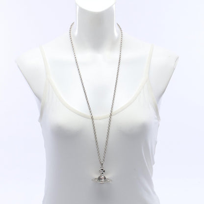 NEW SMALL ORB ネックレス ステンレススチール ラインストーン シルバー マルチカラー ヴィヴィアンウエストウッド アクセサリー Vivienne Westwood