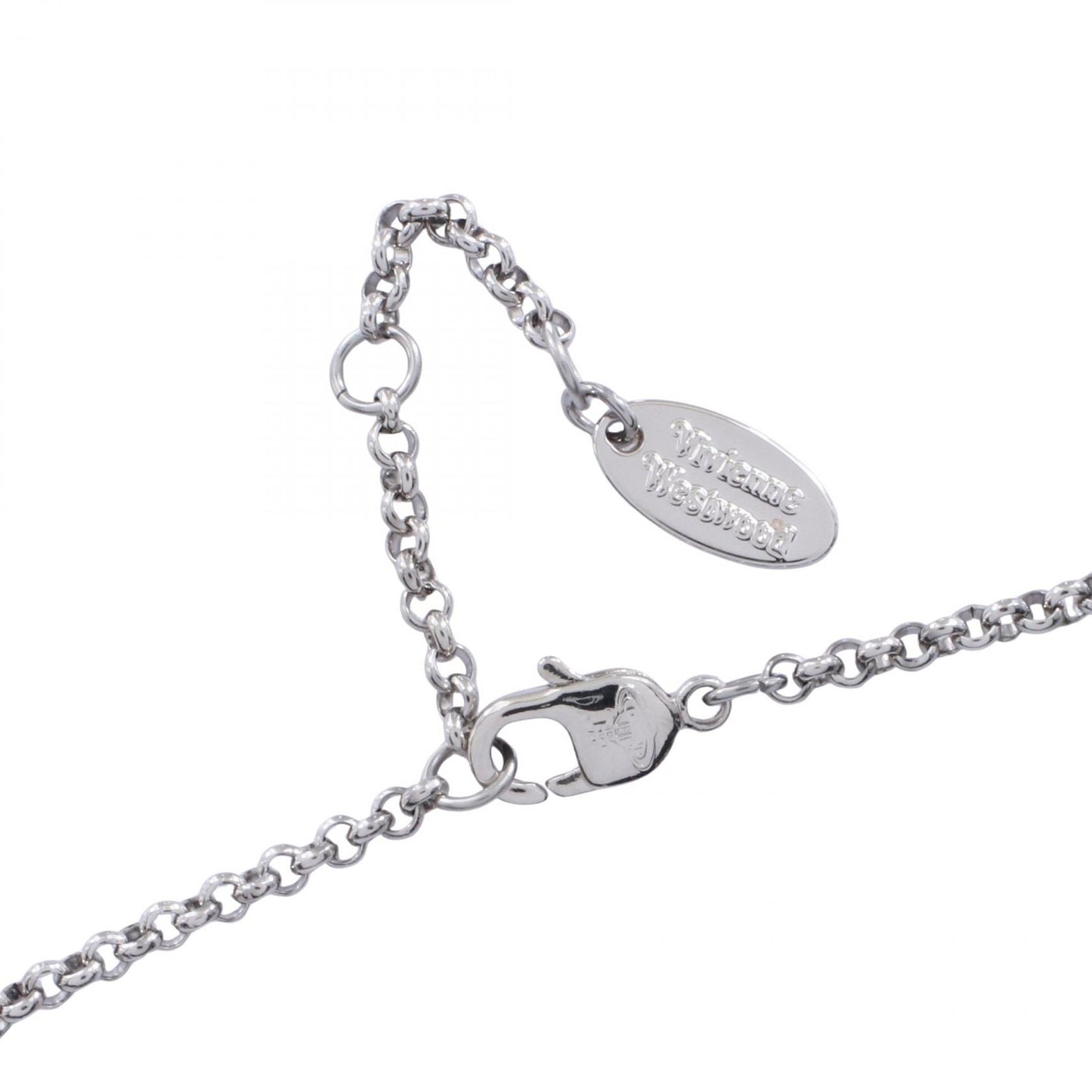 NEW TINY ORB ネックレス ステンレススチール ラインストーン シルバー マルチカラー ヴィヴィアンウエストウッド アクセサリー Vivienne Westwood