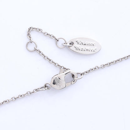 DIAMANTE HEART ネックレス ステンレススチール ラインストーン シルバー レッド クリア ヴィヴィアンウエストウッド アクセサリー Vivienne Westwood