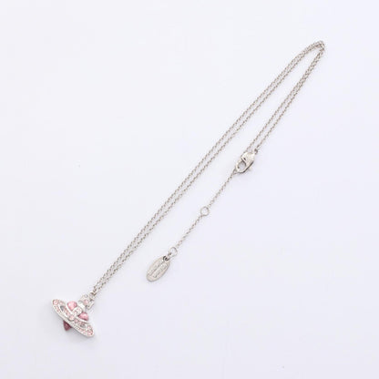 NEW DIAMANTE HEART ネックレス ステンレススチール ラインストーン シルバー ピンク ヴィヴィアンウエストウッド アクセサリー Vivienne Westwood