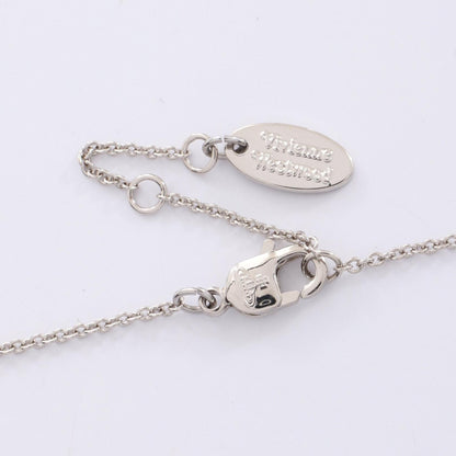 NEW DIAMANTE HEART ネックレス ステンレススチール ラインストーン シルバー ピンク ヴィヴィアンウエストウッド アクセサリー Vivienne Westwood