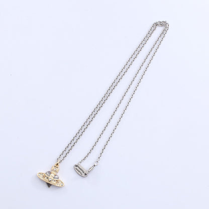 MAN DIAMANTE HEART ネックレス GP（ゴールドメッキ） ラインストーン ゴールド シルバー ヴィヴィアンウエストウッド アクセサリー Vivienne Westwood