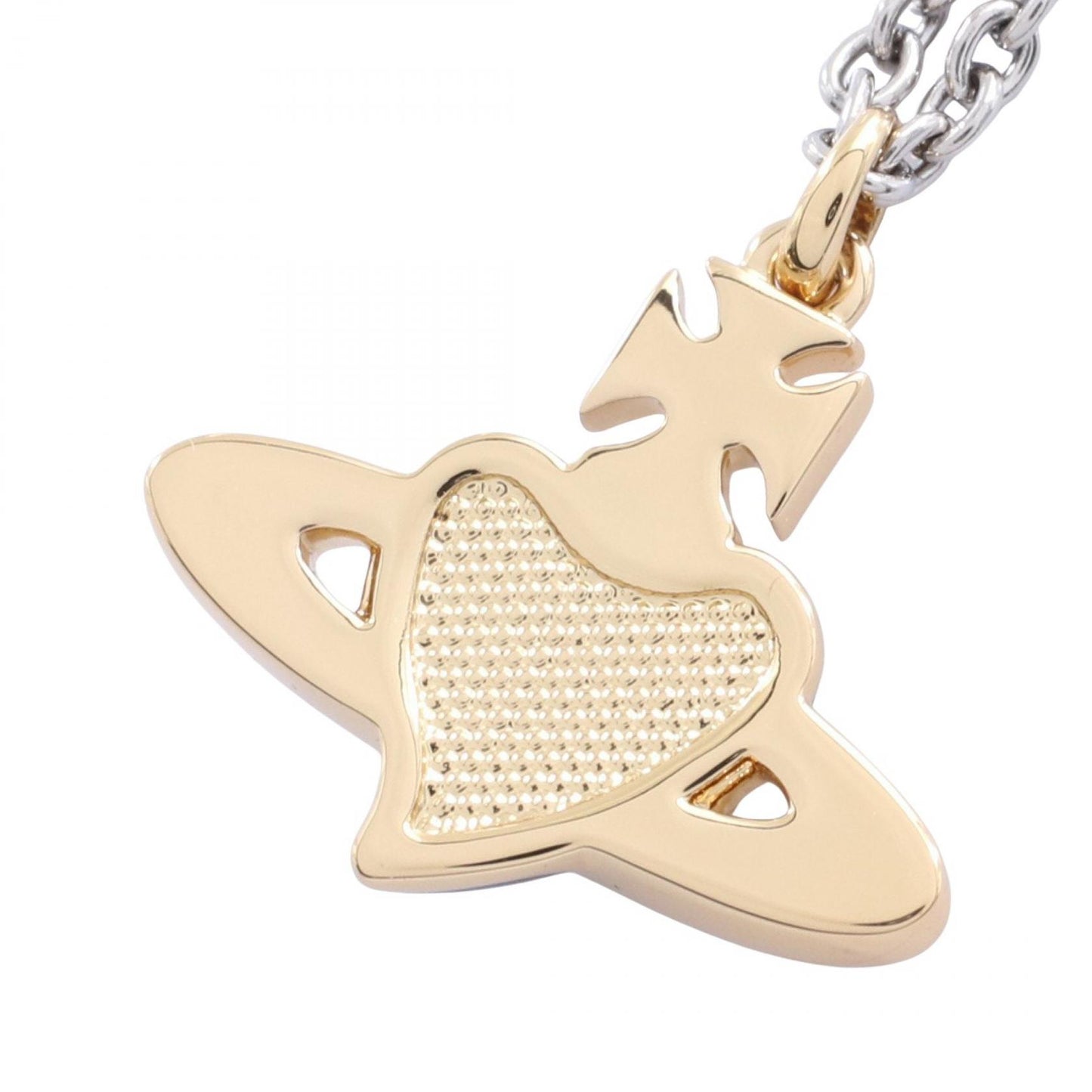 MAN DIAMANTE HEART ネックレス GP（ゴールドメッキ） ラインストーン ゴールド シルバー ヴィヴィアンウエストウッド アクセサリー Vivienne Westwood