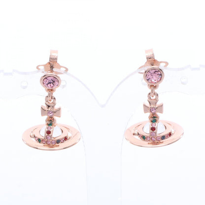 NEW PETITE ORB ピアス GP（ゴールドメッキ） ラインストーン ゴールド マルチカラー ヴィヴィアンウエストウッド アクセサリー Vivienne Westwood