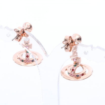 NEW PETITE ORB ピアス GP（ゴールドメッキ） ラインストーン ゴールド マルチカラー ヴィヴィアンウエストウッド アクセサリー Vivienne Westwood