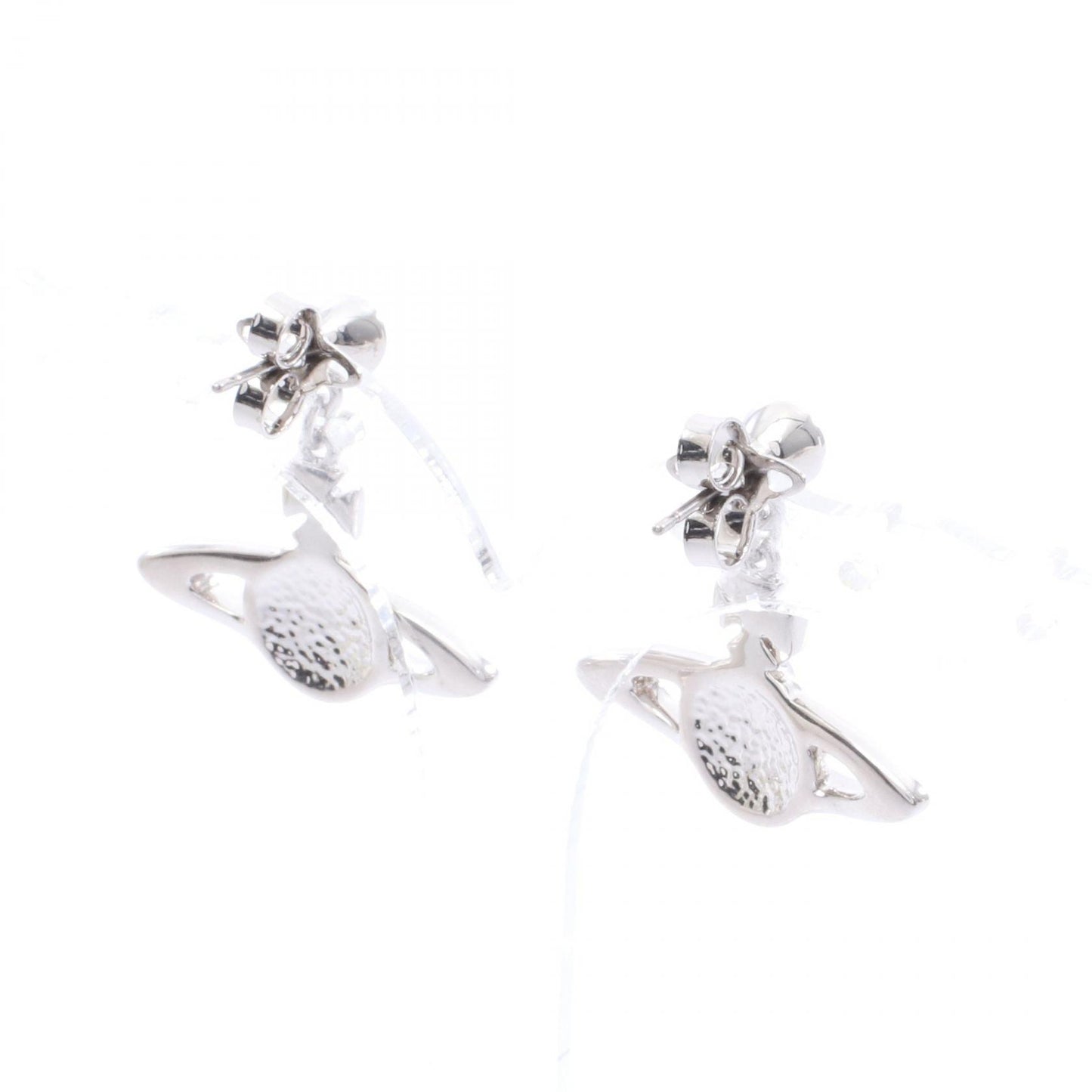 MINI BAS RELIEF DROP ピアス ステンレススチール ラインストーン シルバー クリア ヴィヴィアンウエストウッド アクセサリー Vivienne Westwood