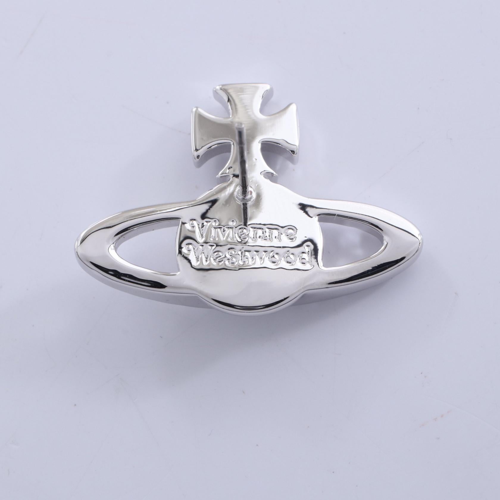 MAYFAIR BAS RELIEF ピアス ステンレススチール シルバー ヴィヴィアンウエストウッド アクセサリー Vivienne Westwood