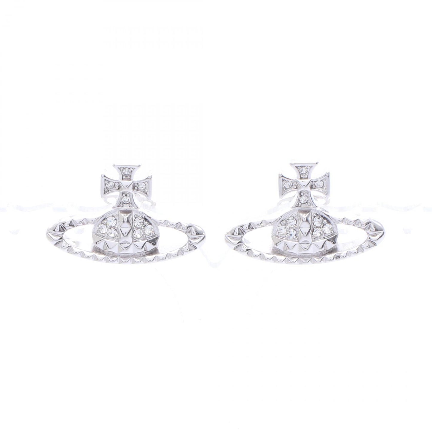 MAYFAIR BAS RELIEF ピアス ステンレススチール シルバー ヴィヴィアンウエストウッド アクセサリー Vivienne Westwood