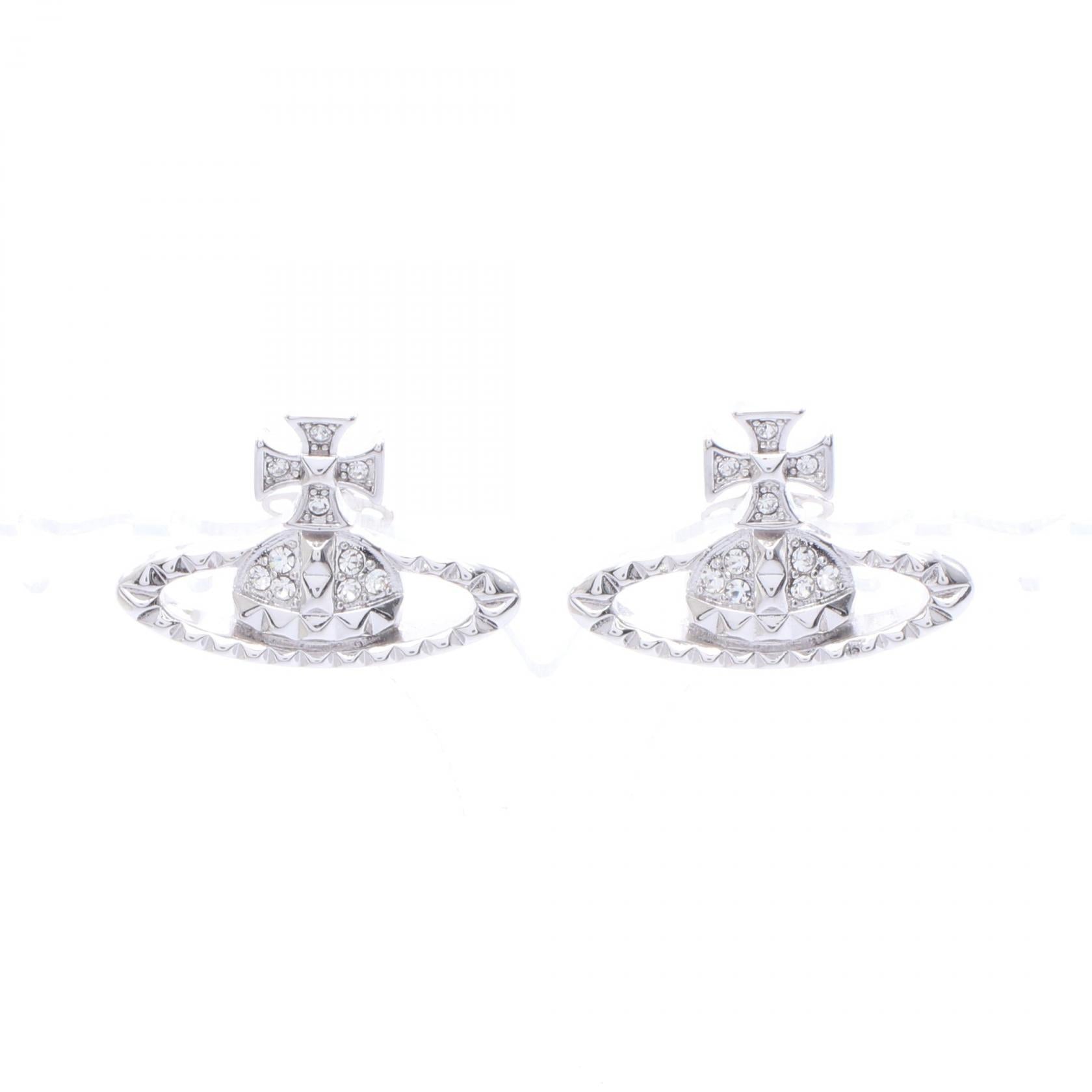 MAYFAIR BAS RELIEF ピアス ステンレススチール シルバー ヴィヴィアンウエストウッド アクセサリー Vivienne Westwood