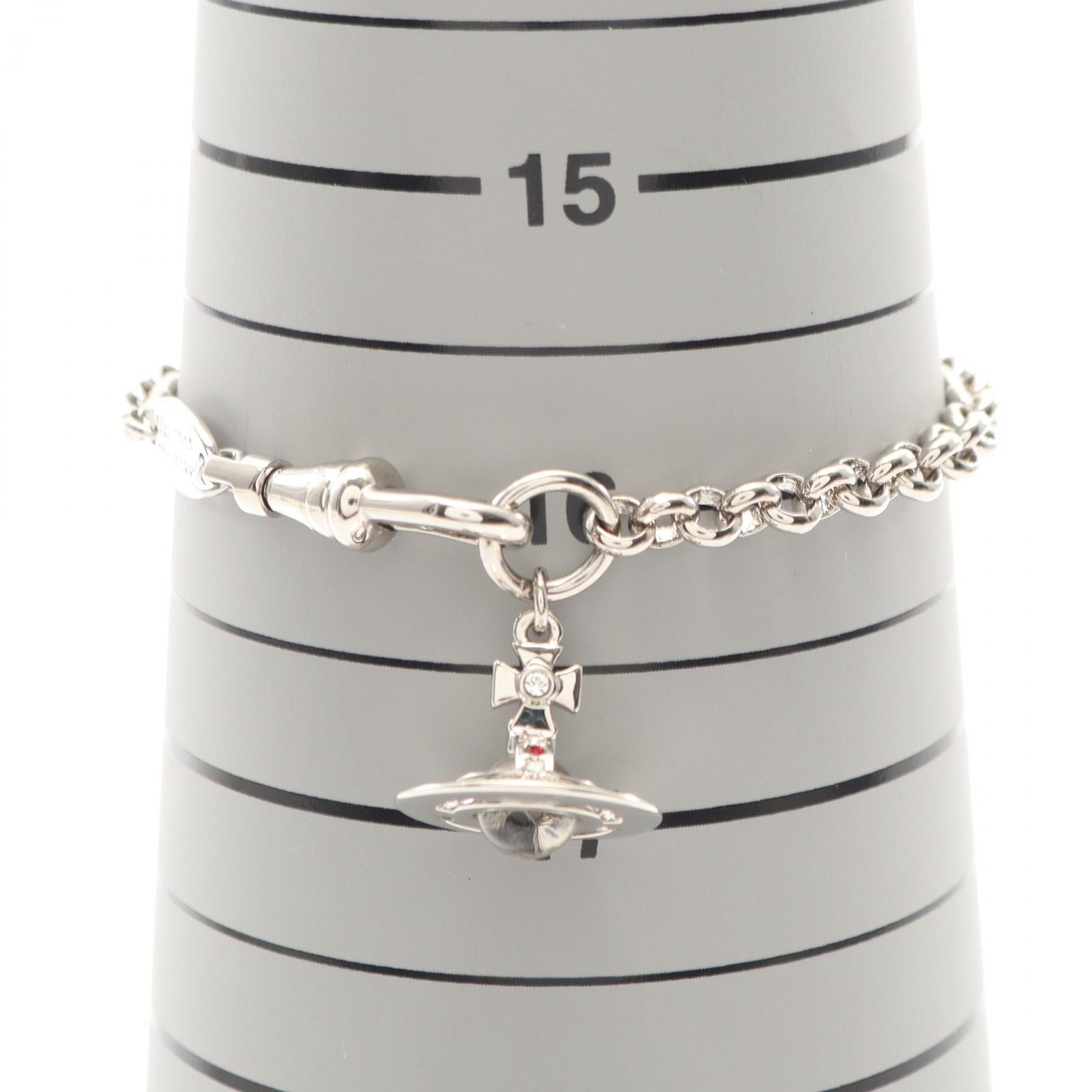 NEW PETITE ORB ブレスレット ステンレススチール ラインストーン シルバー マルチカラー ヴィヴィアンウエストウッド アクセサリー Vivienne Westwood