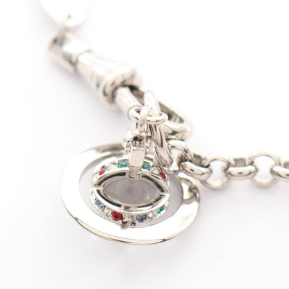 NEW PETITE ORB ブレスレット ステンレススチール ラインストーン シルバー マルチカラー ヴィヴィアンウエストウッド アクセサリー Vivienne Westwood