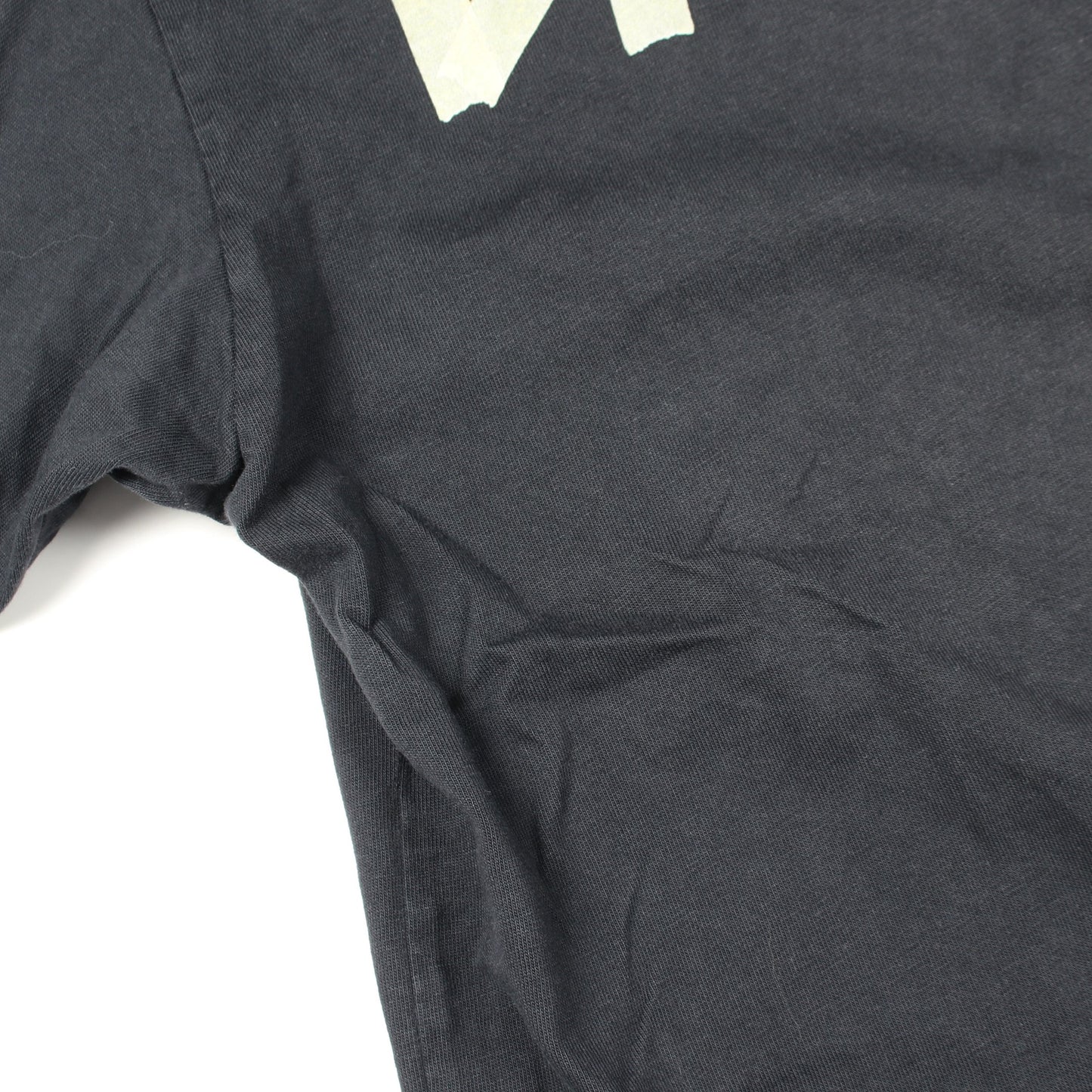 TAPE TYPE ダメージ加工 半袖Tシャツ コットン ダークグレー バレンシアガ トップス BALENCIAGA
