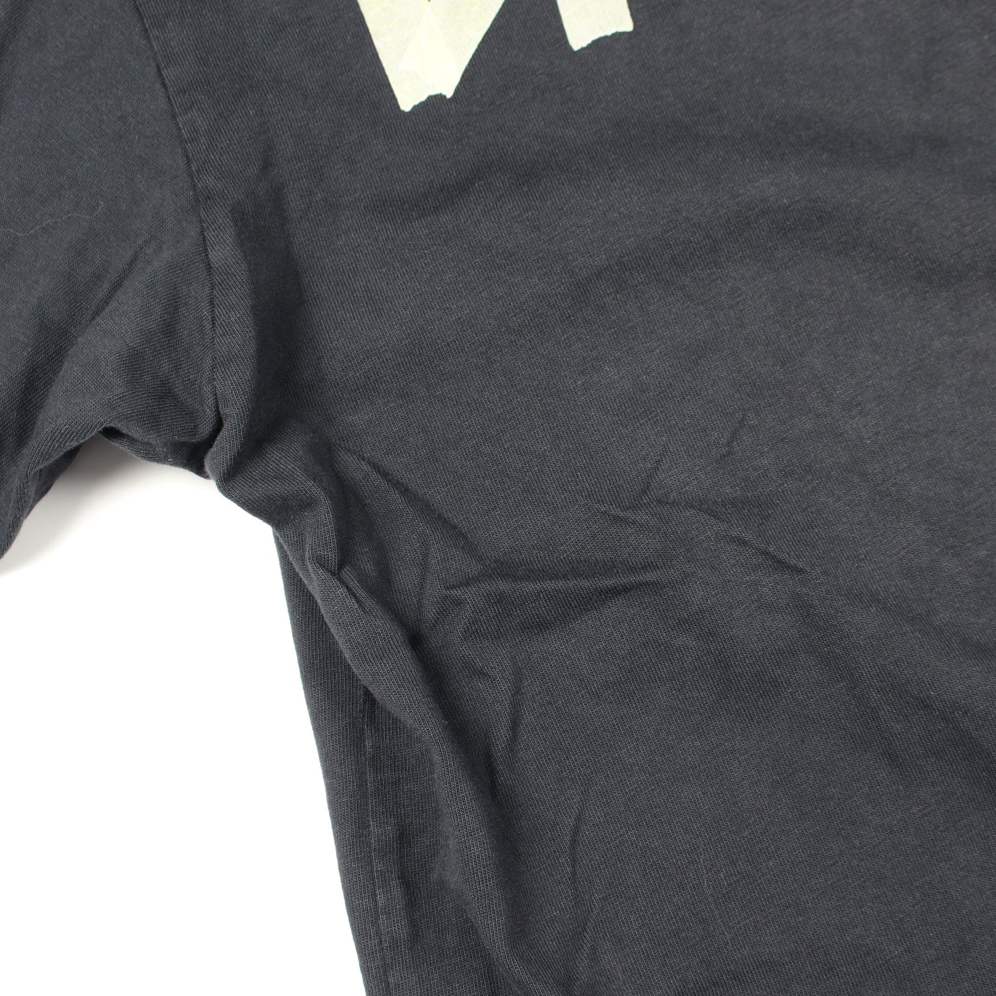 TAPE TYPE ダメージ加工 半袖Tシャツ コットン ダークグレー バレンシアガ トップス BALENCIAGA