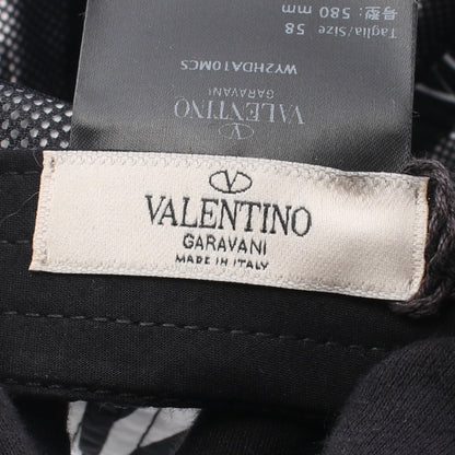 VLTN Times キャップ ナイロン ブラック ホワイト ヴァレンティノガラヴァーニ 財布・小物 VALENTINO GARAVANI