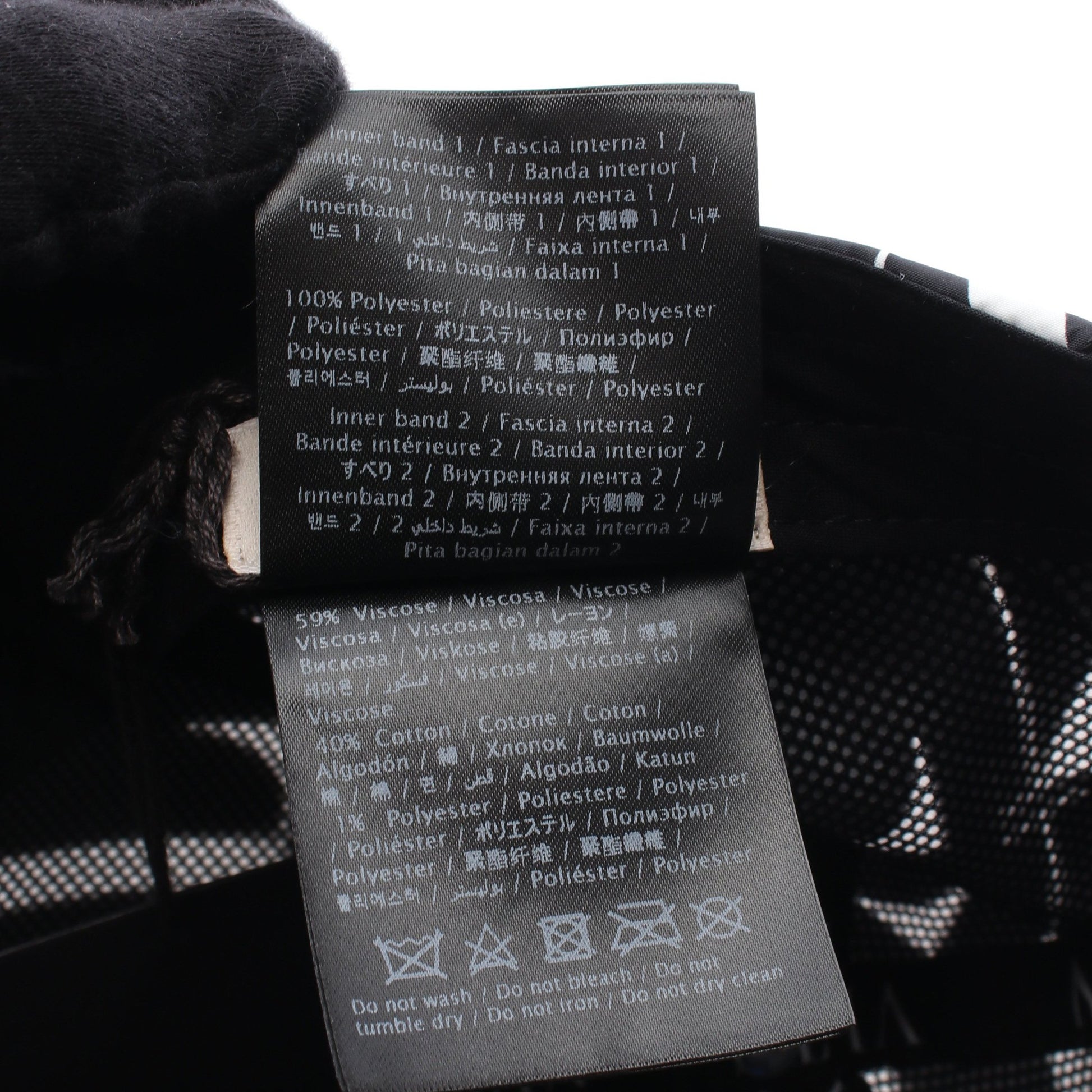 VLTN Times キャップ ナイロン ブラック ホワイト ヴァレンティノガラヴァーニ 財布・小物 VALENTINO GARAVANI