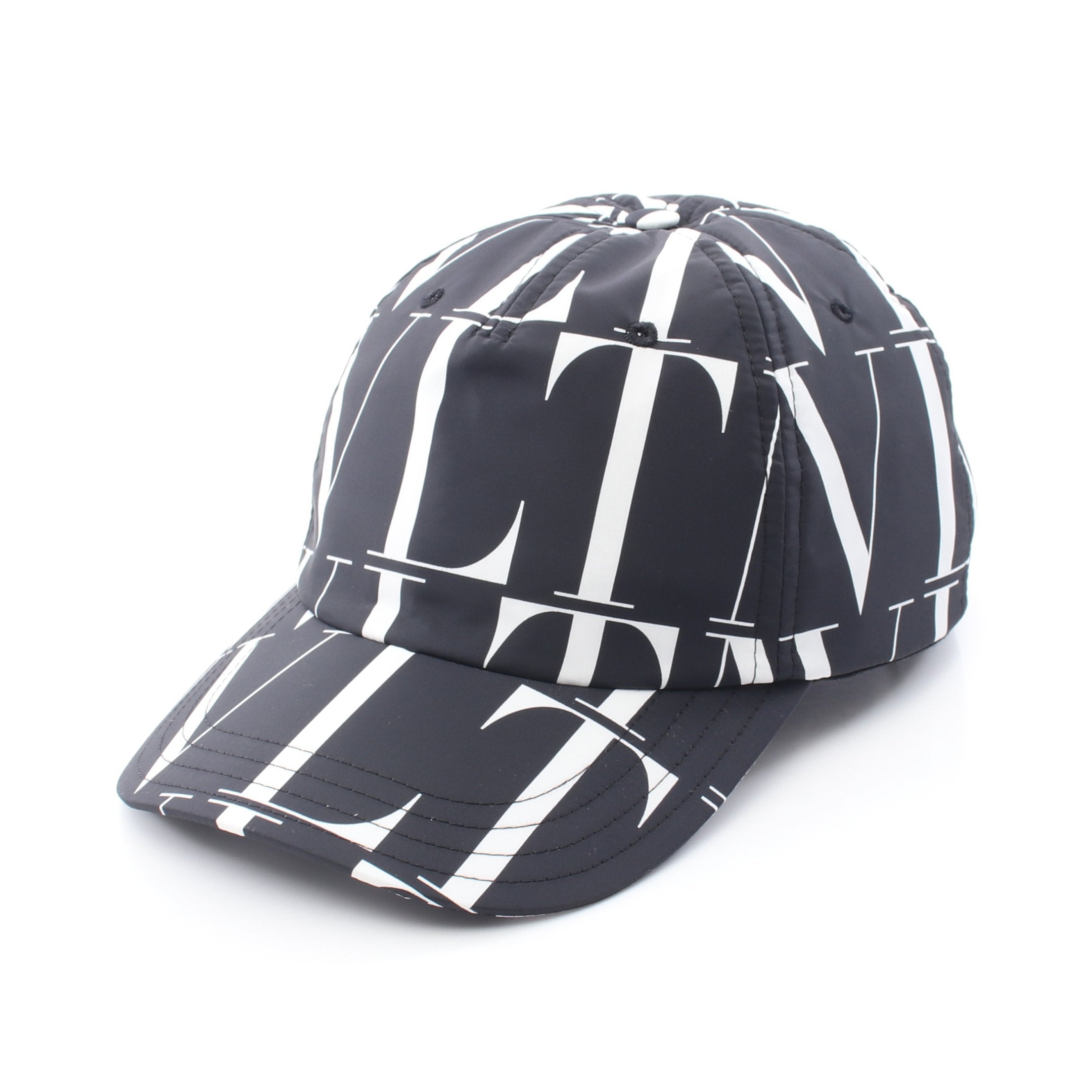 VLTN Times キャップ ナイロン ブラック ヴァレンティノガラヴァーニ
