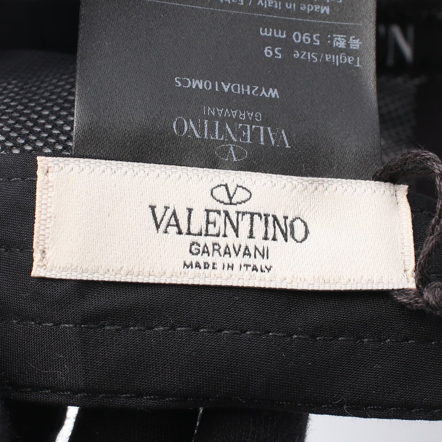 VLTN Times キャップ ナイロン ブラック ヴァレンティノガラヴァーニ 財布・小物 VALENTINO GARAVANI