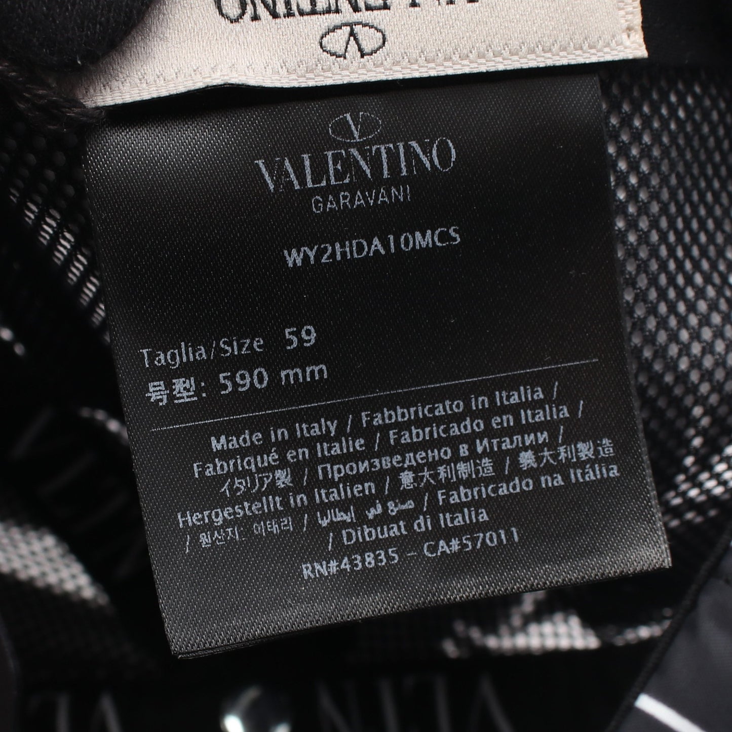 VLTN Times キャップ ナイロン ブラック ヴァレンティノガラヴァーニ 財布・小物 VALENTINO GARAVANI
