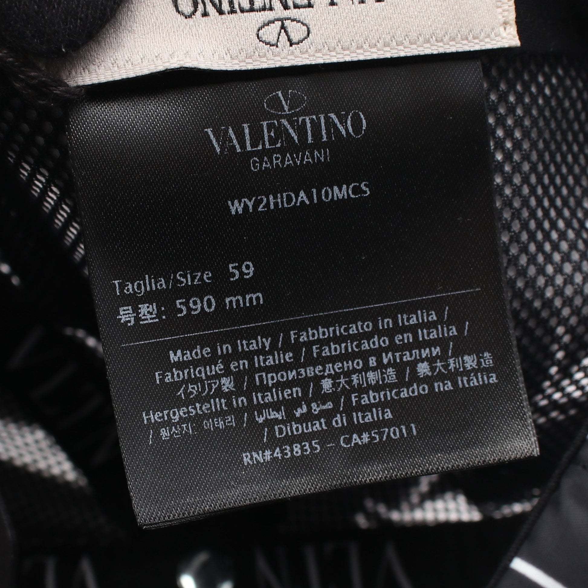 VLTN Times キャップ ナイロン ブラック ヴァレンティノガラヴァーニ 財布・小物 VALENTINO GARAVANI