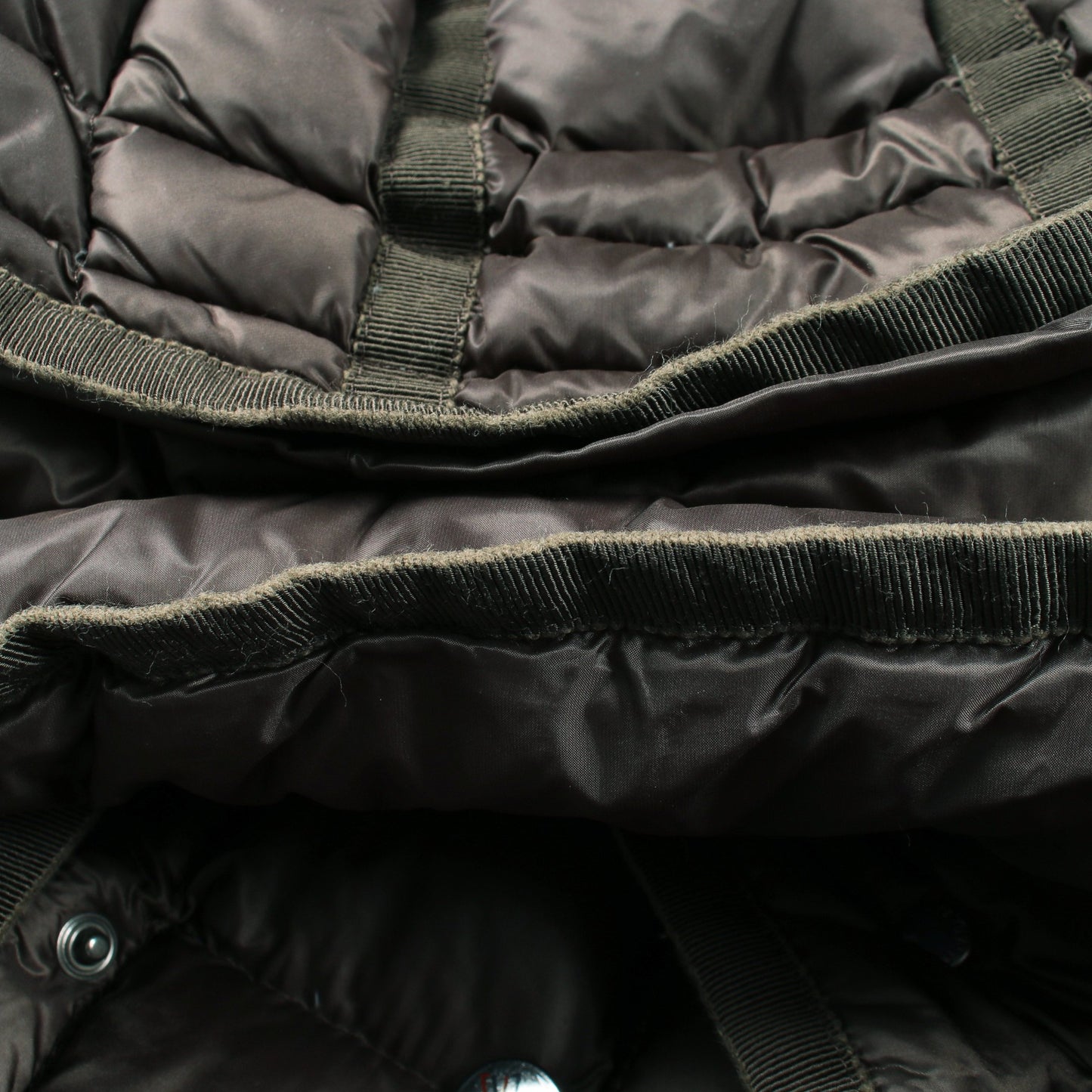 HERMINE ダウンコート ナイロン ダークグリーン モンクレール アウター MONCLER