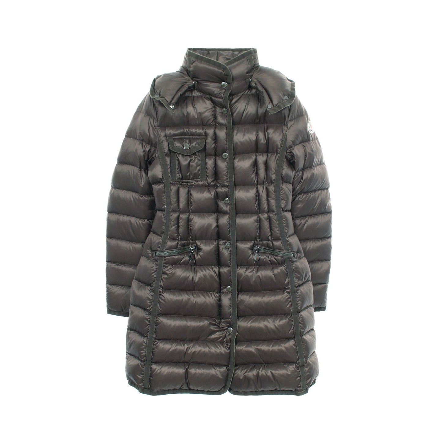 HERMINE ダウンコート ナイロン ダークグリーン モンクレール アウター MONCLER