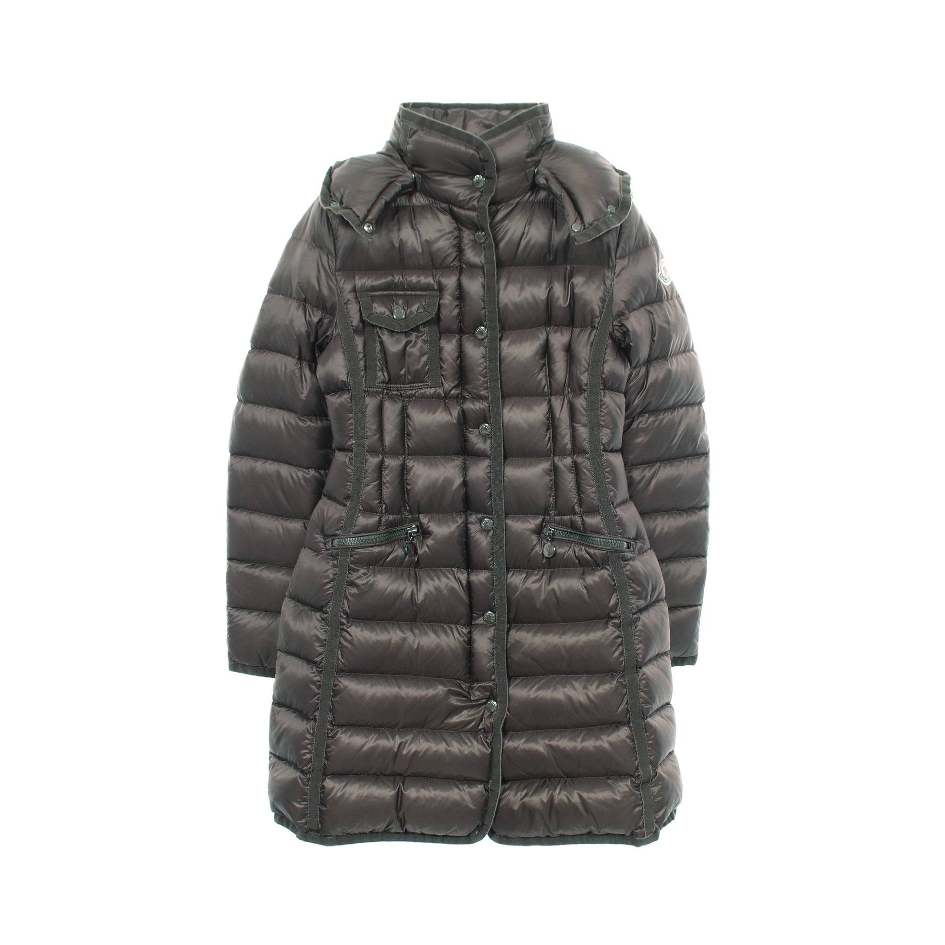 HERMINE ダウンコート ナイロン ダークグリーン モンクレール アウター MONCLER