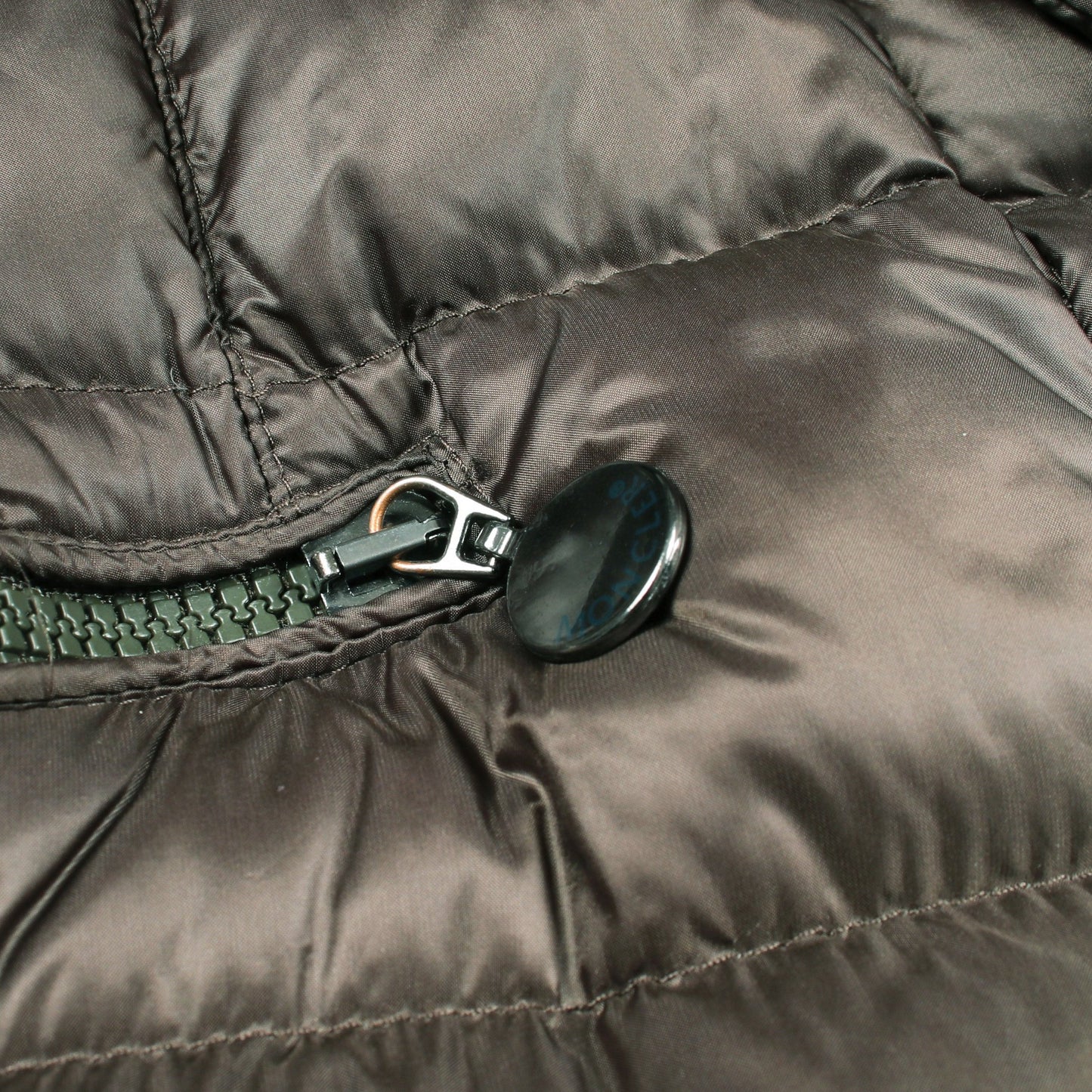 HERMINE ダウンコート ナイロン ダークグリーン モンクレール アウター MONCLER