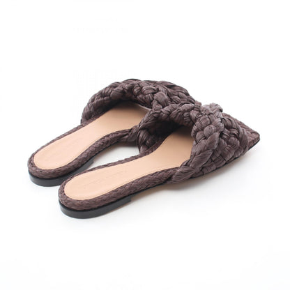 イントレチャート サンダル ラフィア ブラウン ボッテガヴェネタ シューズ BOTTEGA VENETA