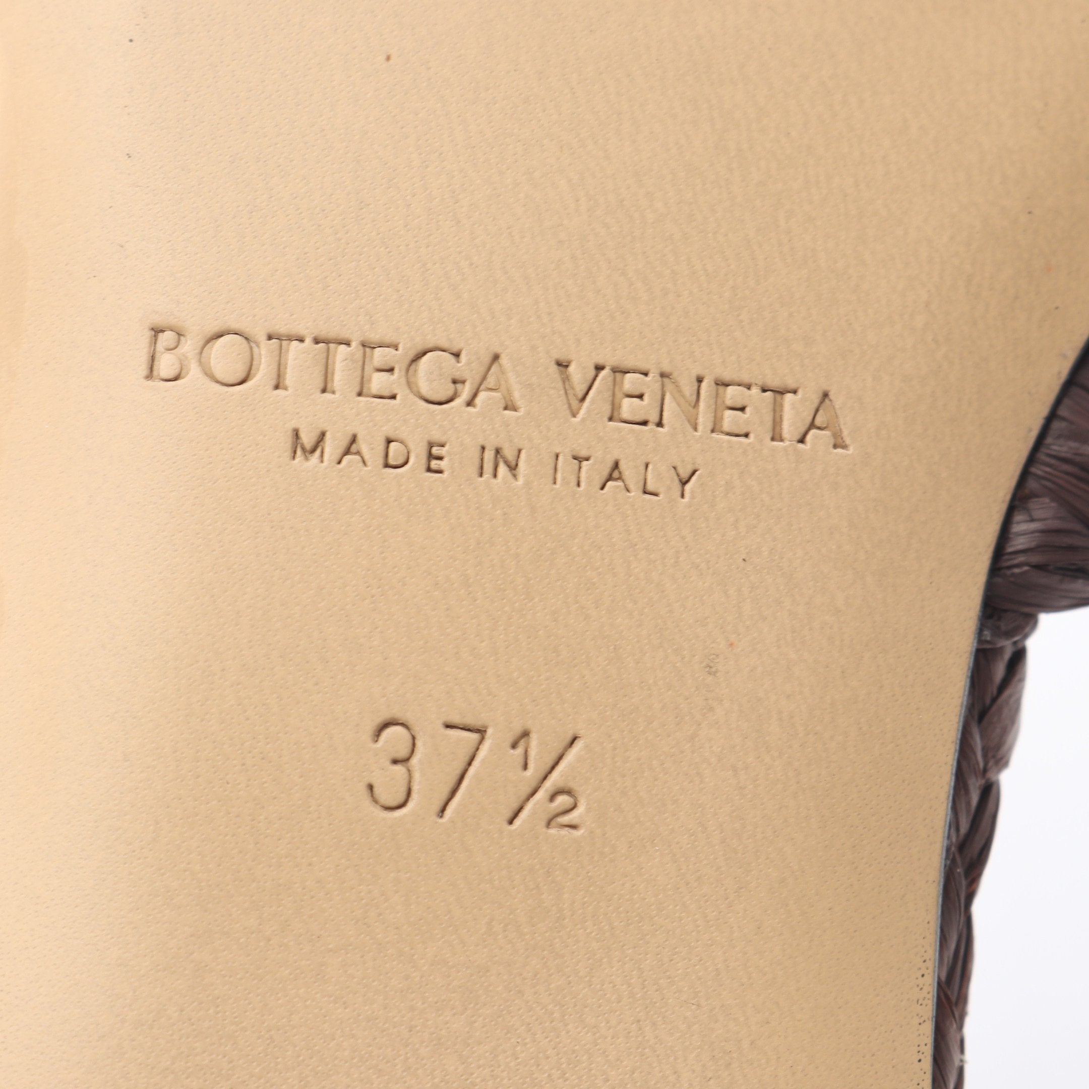 イントレチャート サンダル ラフィア ブラウン ボッテガヴェネタ – RECLO