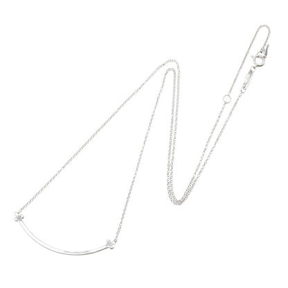 Tスマイル スモール ネックレス ネックレス 750WG ホワイトゴールド ティファニー アクセサリー TIFFANY & Co.