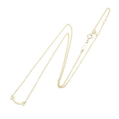 Tスマイル ミニ ダイヤ ネックレス ネックレス K18YG ダイヤモンド イエローゴールド クリア ティファニー アクセサリー TIFFANY & Co.