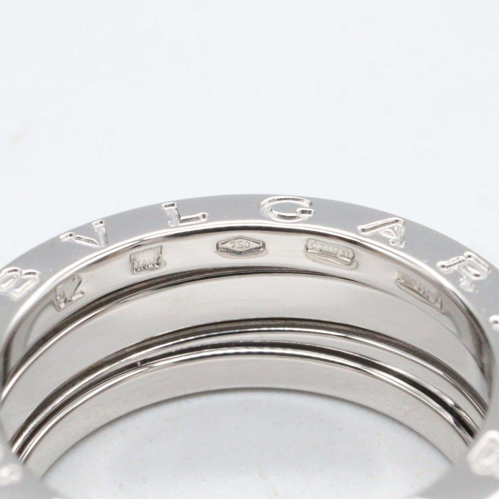 B-zero1 ビーゼロワン リング 3バンド リング 指輪 750WG ホワイトゴールド ブルガリ アクセサリー BVLGARI