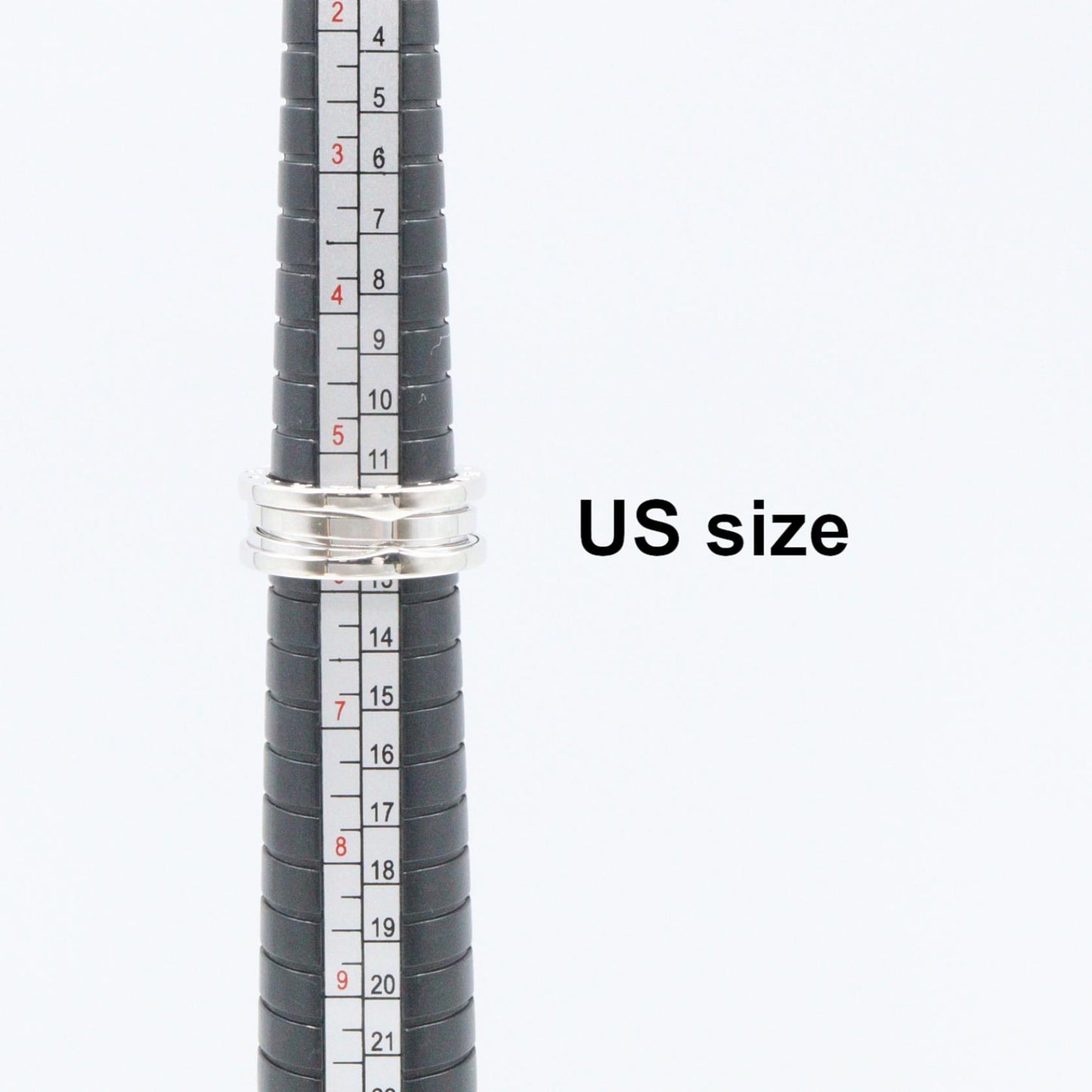 B-zero1 ビーゼロワン リング 3バンド リング 指輪 750WG ホワイトゴールド ブルガリ アクセサリー BVLGARI