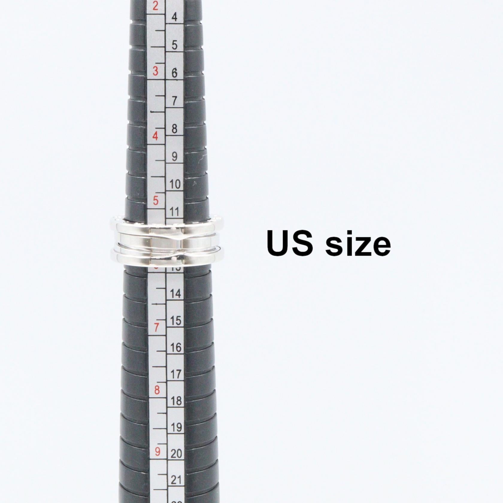 B-zero1 ビーゼロワン リング 3バンド リング 指輪 750WG ホワイトゴールド ブルガリ アクセサリー BVLGARI