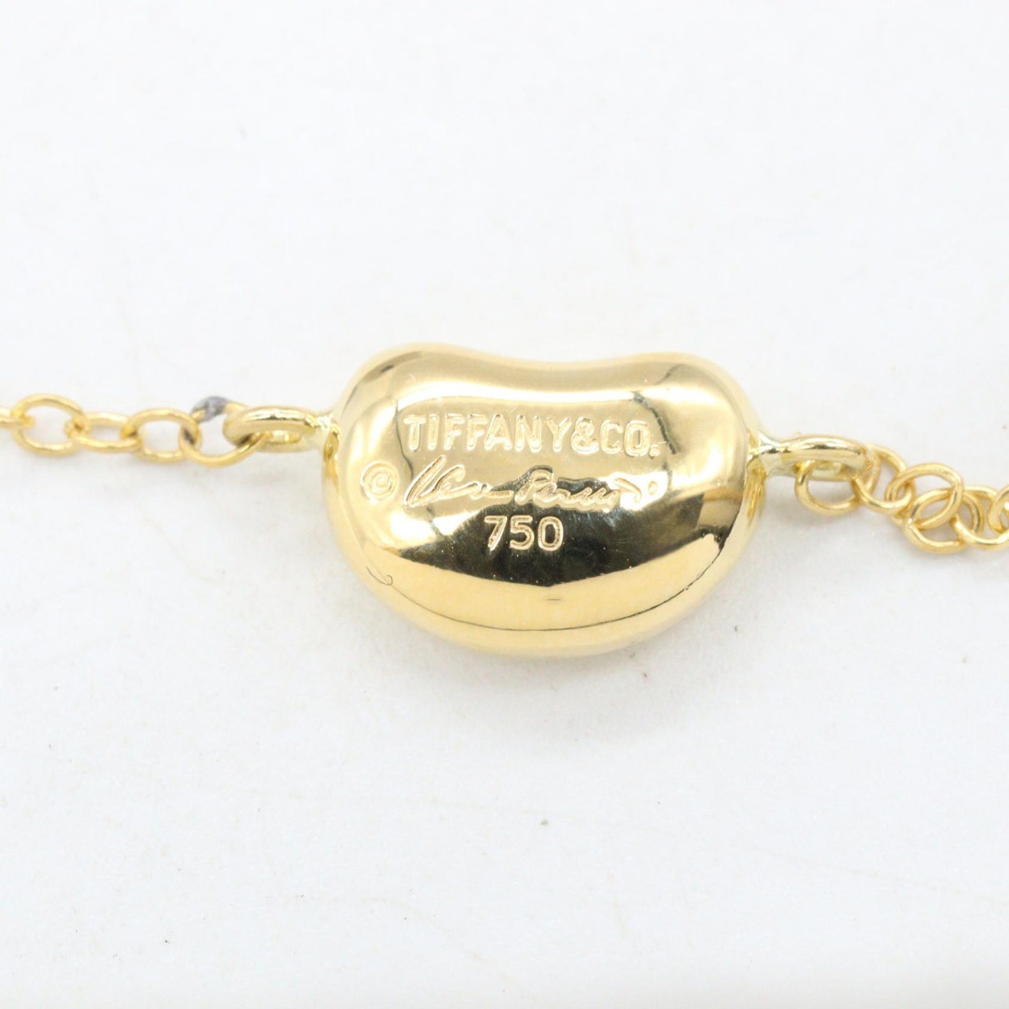 ビーンズ 5モチーフ ネックレス ネックレス K18YG ゴールド ティファニー アクセサリー TIFFANY & Co.
