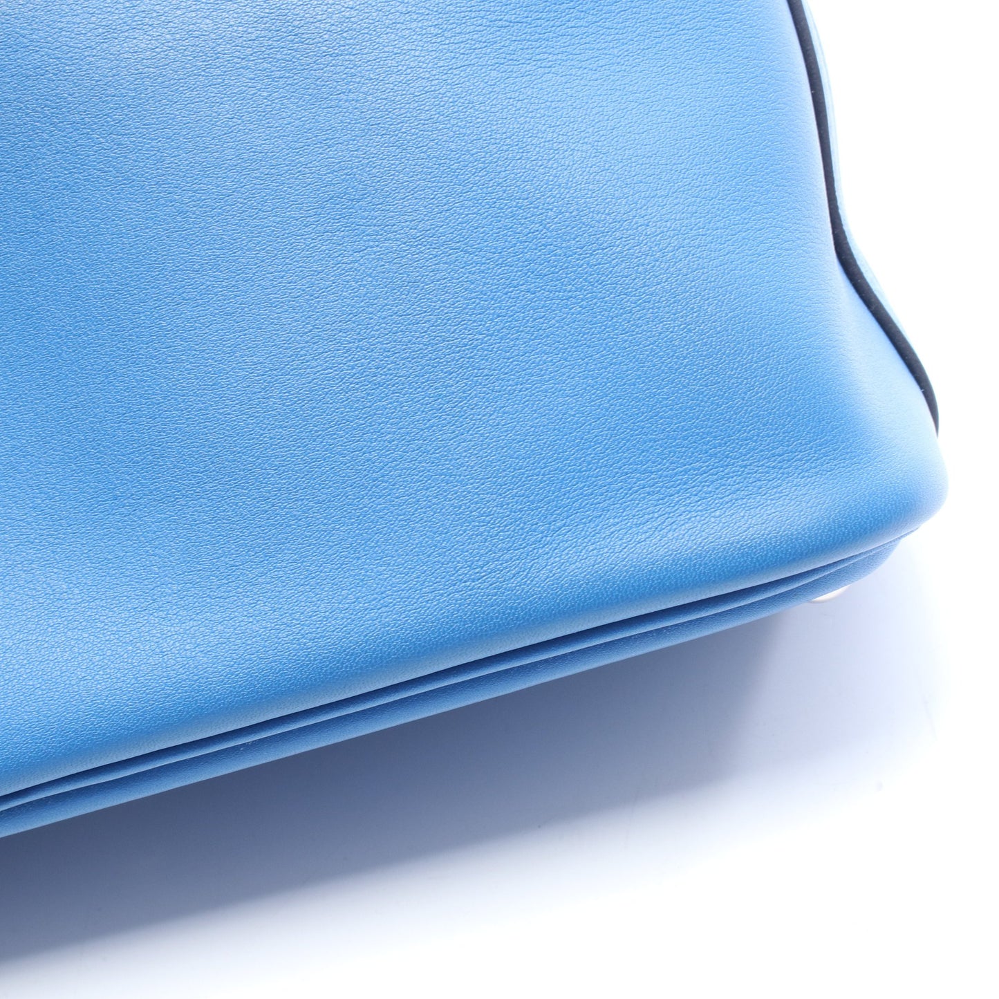 ボリード27 ブルーザンジバル 2WAY ハンドバッグ ヴォースイフト ブルー シルバー金具 C刻印 エルメス バッグ HERMES