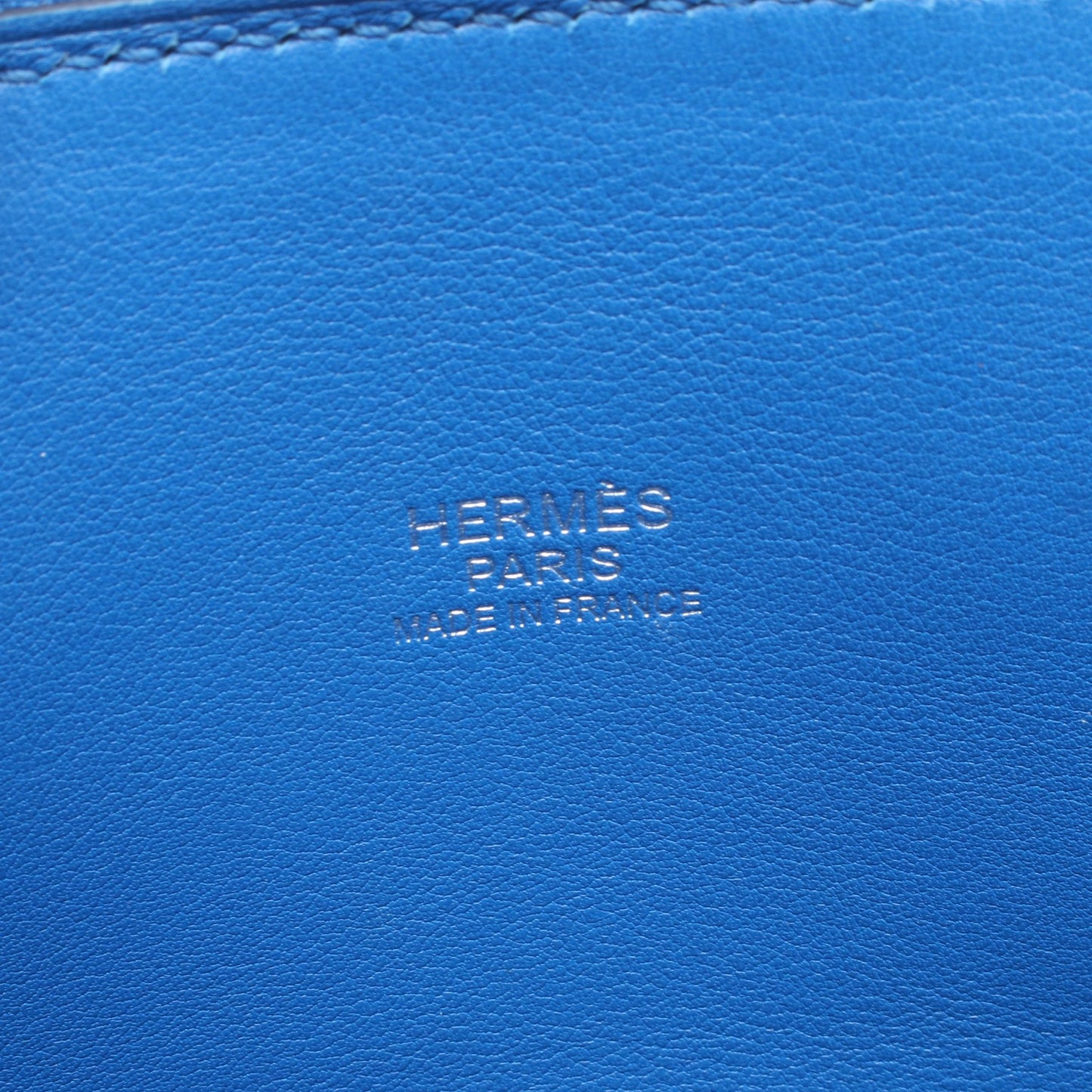 ボリード27 ブルーザンジバル 2WAY ハンドバッグ ヴォースイフト ブルー シルバー金具 C刻印 エルメス バッグ HERMES