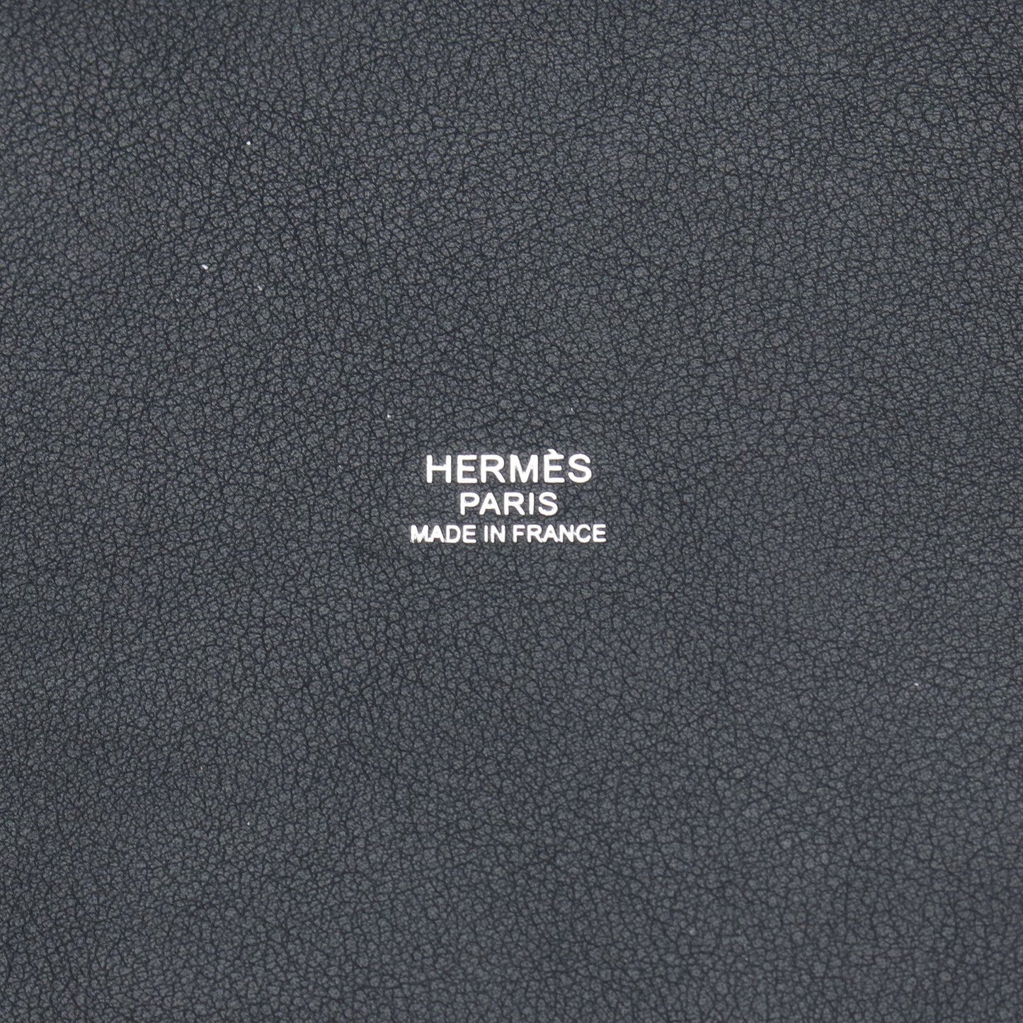 ピコタンロックPM ハンドバッグ フェルト ヴォースイフト ダークグレー ブラック シルバー金具 Y刻印 エルメス バッグ HERMES