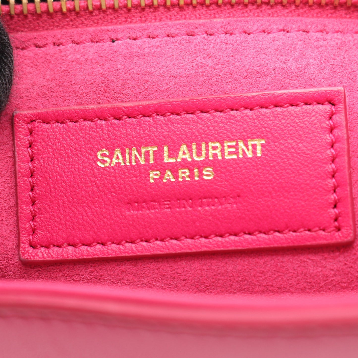 LE 5 A 7 ハンドバッグ レザー ピンクパープル サンローランパリ バッグ SAINT LAURENT PARIS