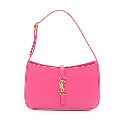 LE 5 A 7 ハンドバッグ レザー ピンクパープル サンローランパリ バッグ SAINT LAURENT PARIS