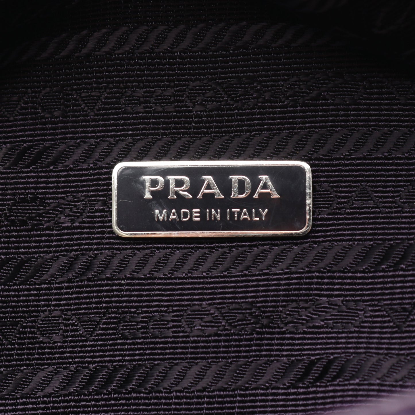 トライアングル 2WAY ハンドバッグ レザー パープル プラダ バッグ PRADA