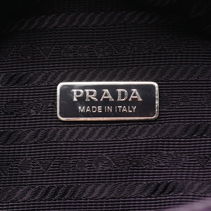 トライアングル 2WAY ハンドバッグ レザー パープル プラダ バッグ PRADA