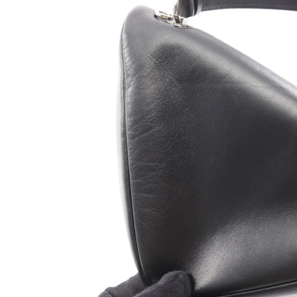トライアングル 2WAY ハンドバッグ レザー ブラック プラダ バッグ PRADA